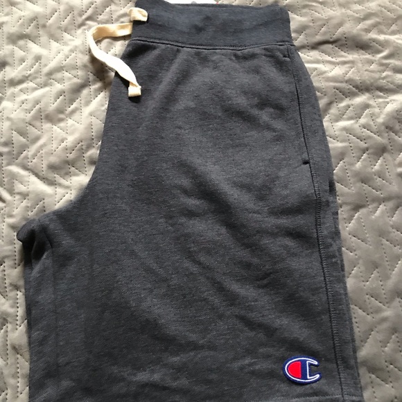 🆕 Champion Men’s French Terry Short Navy Heather - Picture 3 of 5